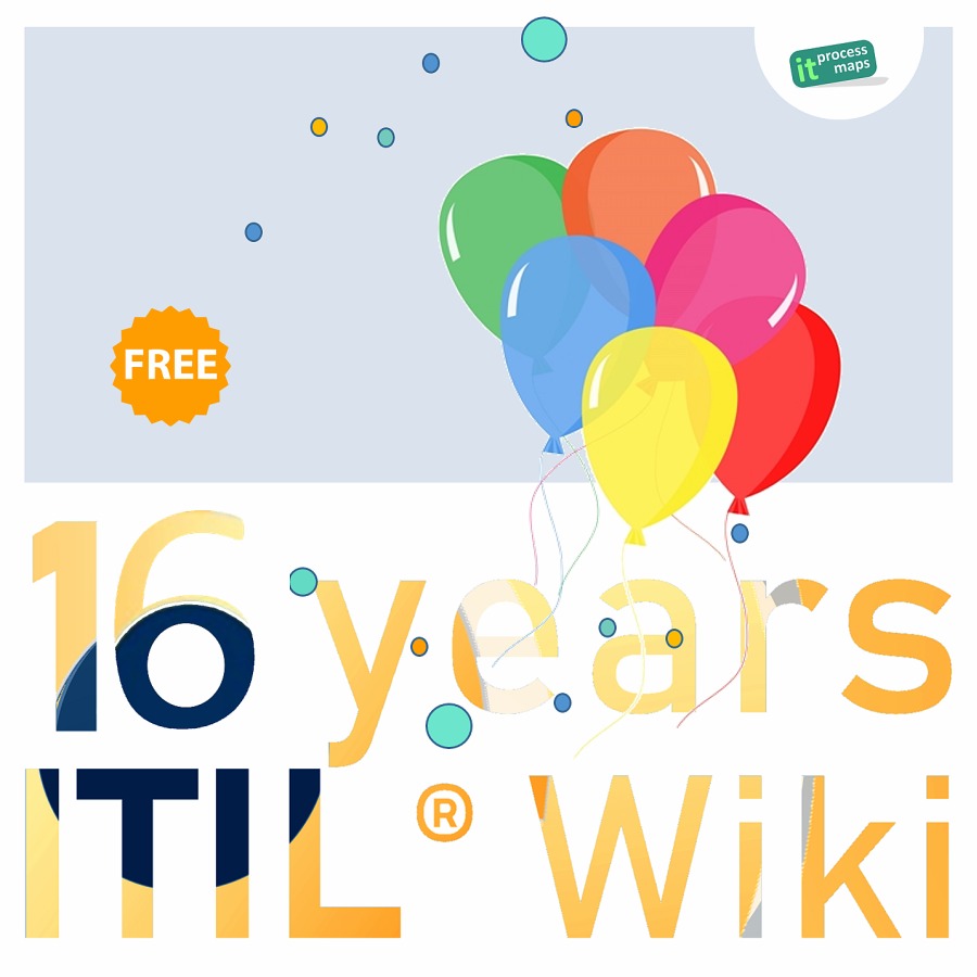 16th anniversary of the free ITIL Wiki