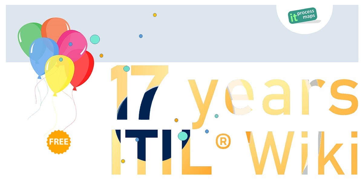 IT Process Wiki - the ITIL® Wiki - celebrates its anniversary: This Wiki contains free ITIL resources and (document) templates for IT service management and ISO 20000.